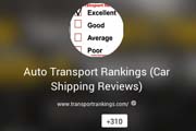 Auto Transport Rankings (Car Shipping Reviews)